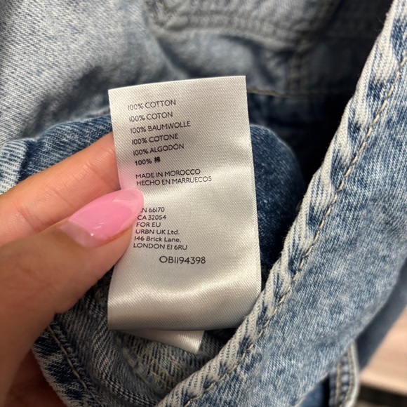 Free People We The Free Ziggy Denim Overalls Size Large - Picture 12 of 14